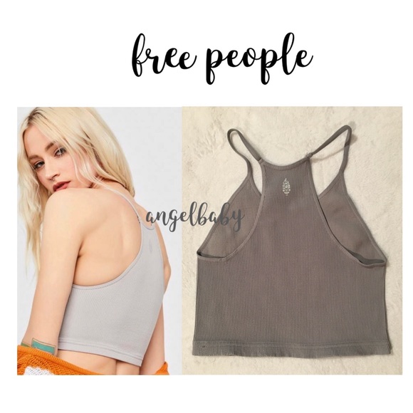 Free People Happiness Runs Crop in Grey! - Picture 5 of 12
